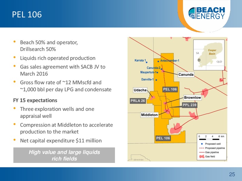 FY14 Full Year Results Roadshow – Beach Energy Limited – slide 24