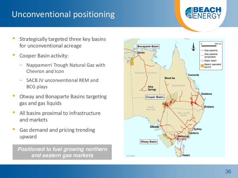 FY14 Full Year Results Roadshow – Beach Energy Limited – slide 35