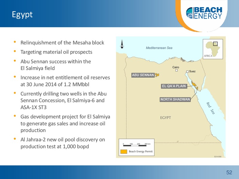 FY14 Full Year Results Roadshow – Beach Energy Limited – slide 51