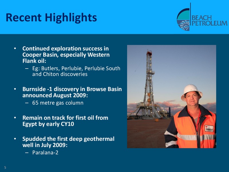 GOOD OIL CONFERENCE – Beach Energy Limited – slide 4