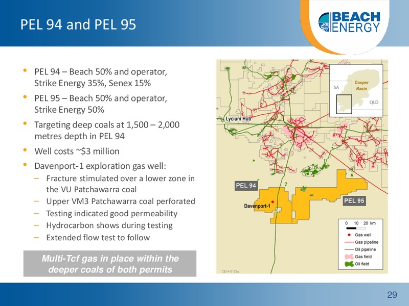 FY14 FULL YEAR RESULTS ROADSHOW – Beach Energy Limited – slide 28