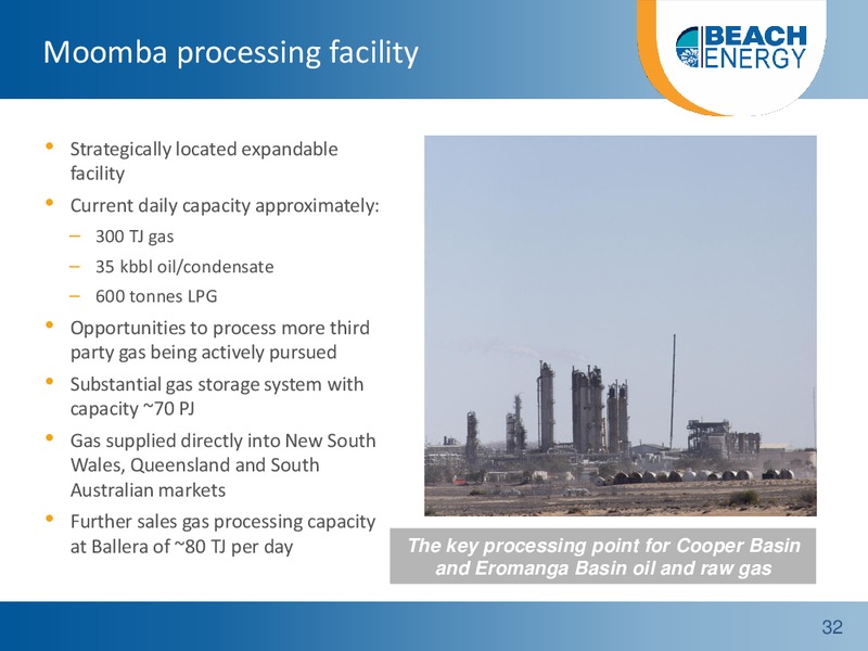 FY14 FULL YEAR RESULTS ROADSHOW – Beach Energy Limited – slide 31