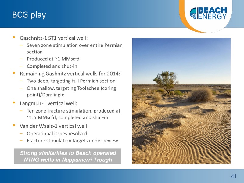 FY14 FULL YEAR RESULTS ROADSHOW – Beach Energy Limited – slide 40