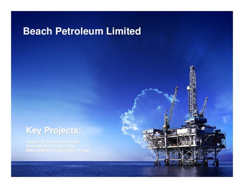 THE GOOD OIL CONFERENCE – Beach Energy Limited – slide 12