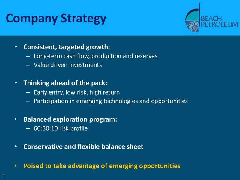 ABN AMRO MORGANS INSTITUTIONAL INVESTOR CONFERENCE – Beach Energy Limited – slide 3