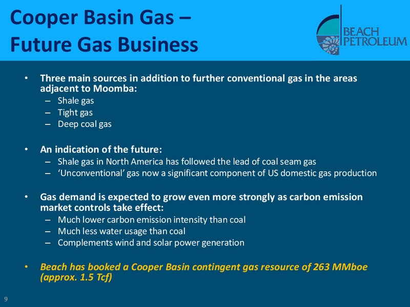ABN AMRO MORGANS INSTITUTIONAL INVESTOR CONFERENCE – Beach Energy Limited – slide 8