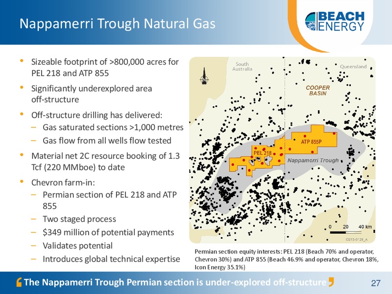 SEPTEMBER 2013 INVESTOR BRIEFINGS – Beach Energy Limited – slide 26