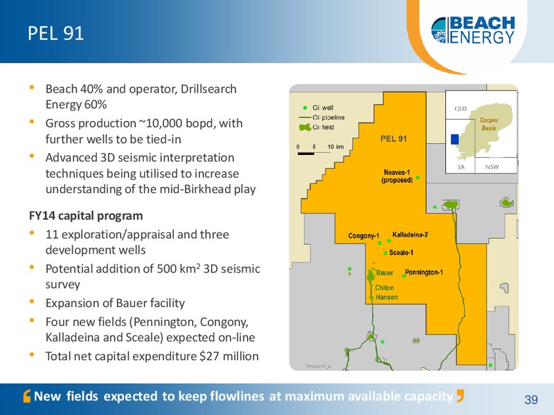 SEPTEMBER 2013 INVESTOR BRIEFINGS – Beach Energy Limited – slide 38