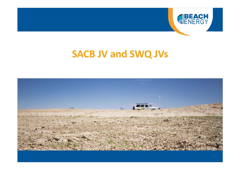 5TH ANNUAL AUSTRALIAN AND NZ CITI INVESTMENT CONFERENCE – Beach Energy Limited – slide 20
