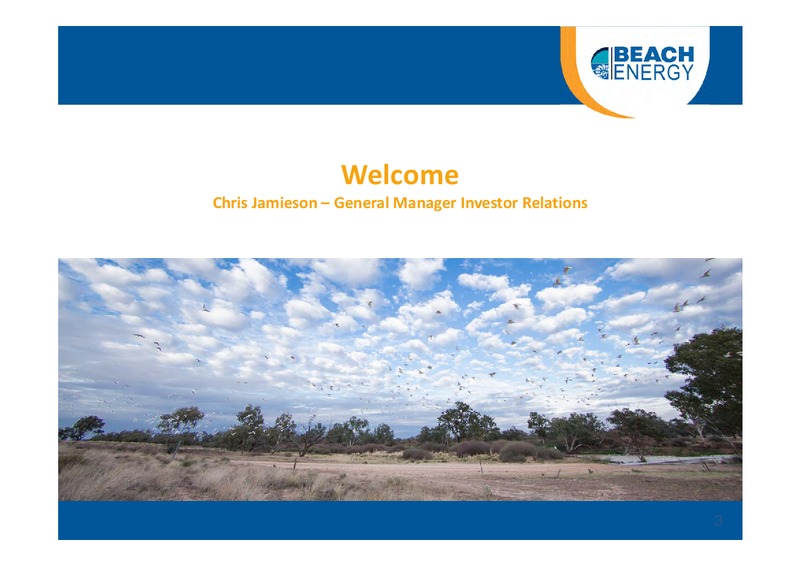 NOVEMBER 2013 INVESTOR PRESENTATION – Beach Energy Limited – slide 2