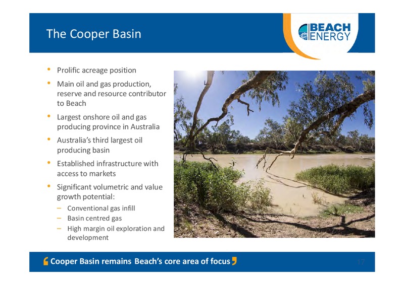 NOVEMBER 2013 INVESTOR PRESENTATION – Beach Energy Limited – slide 16