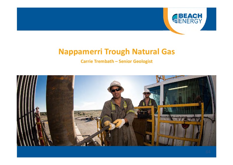 NOVEMBER 2013 INVESTOR PRESENTATION – Beach Energy Limited – slide 63