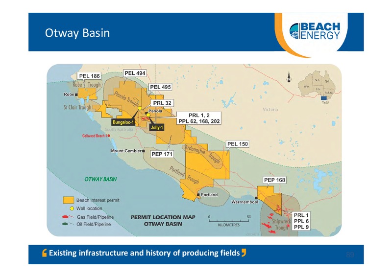 NOVEMBER 2013 INVESTOR PRESENTATION – Beach Energy Limited – slide 88