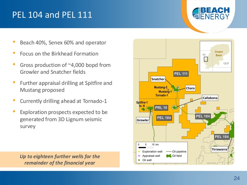 Non deal roadshow – Beach Energy Limited – slide 23