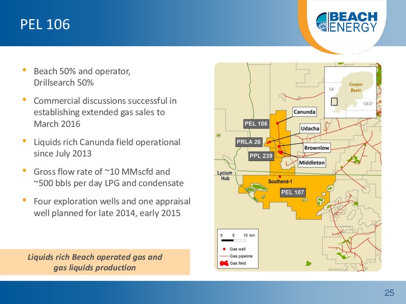 Non deal roadshow – Beach Energy Limited – slide 24