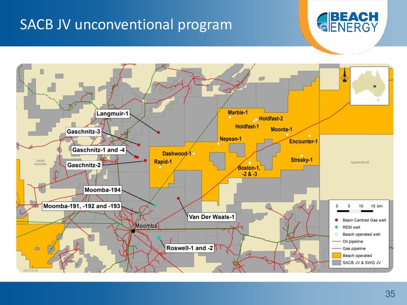 Non deal roadshow – Beach Energy Limited – slide 34