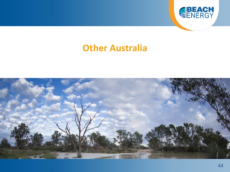Non deal roadshow – Beach Energy Limited – slide 43