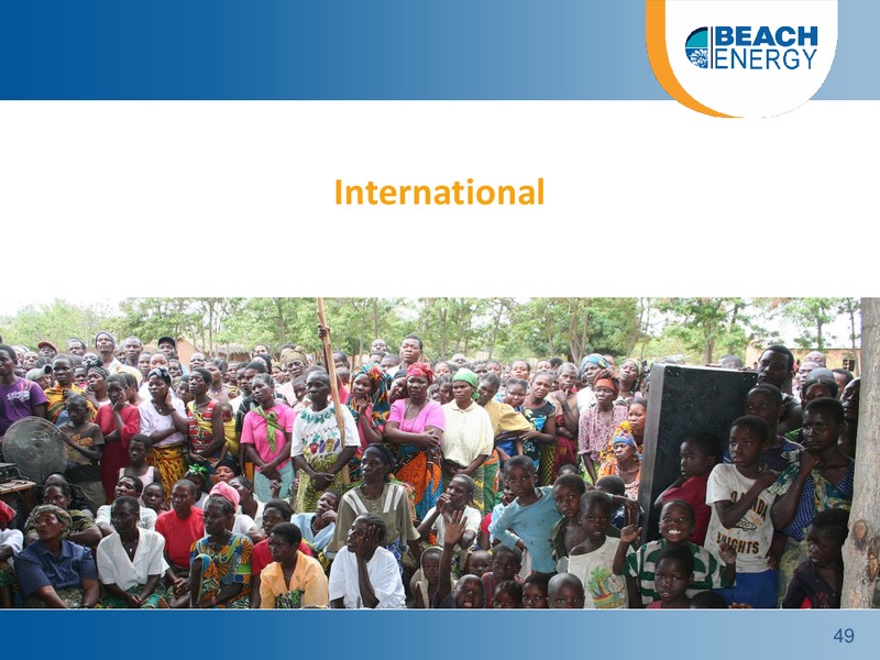 Non deal roadshow – Beach Energy Limited – slide 48