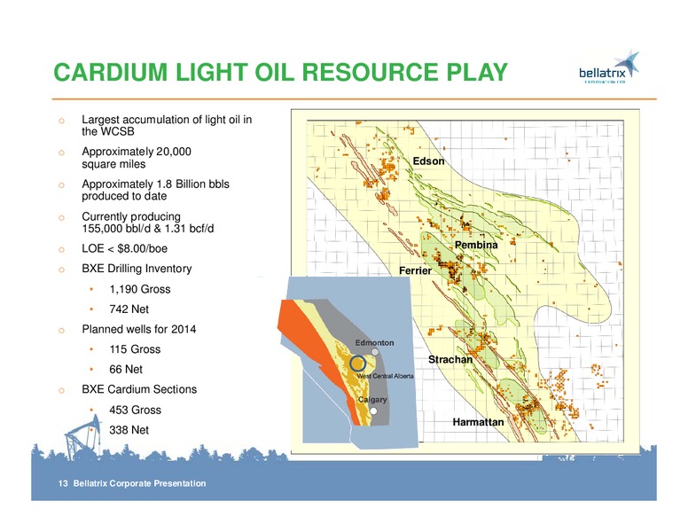CORPORATE PRSENTATION – Bellatrix Exploration Ltd. – slide 13