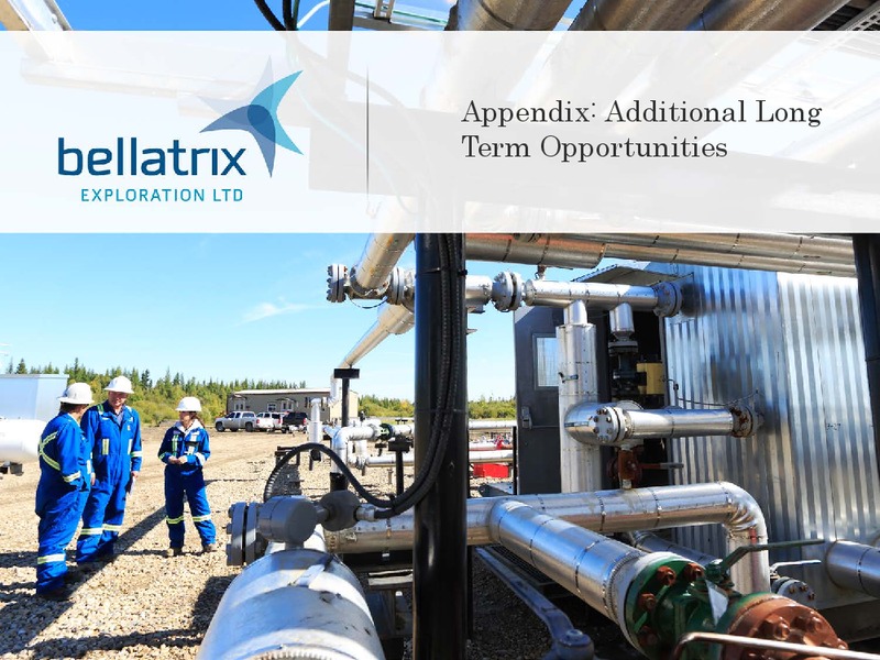 CORPORATE PRESENTATION – Bellatrix Exploration Ltd. – slide 30
