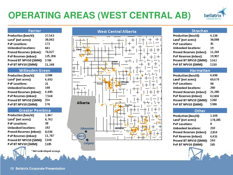 CORPORATE PRESENTATION – Bellatrix Exploration Ltd. – slide 14