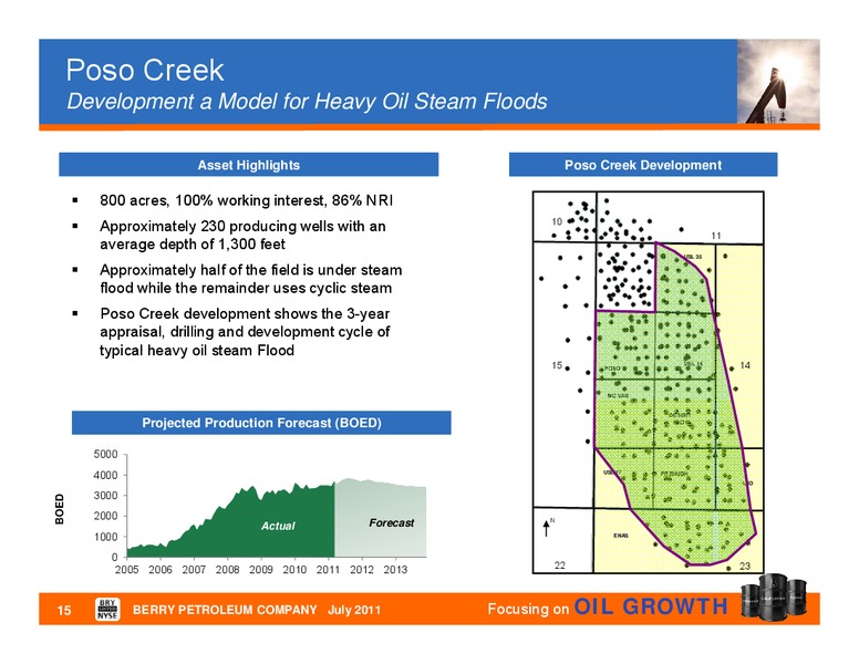 JULY 2011 COMPANY UPDATE – Berry Petroleum Company – slide 14
