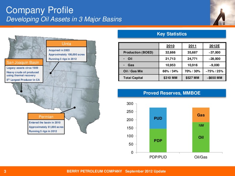 COMPANY UPDATE – Berry Petroleum Company – slide 2