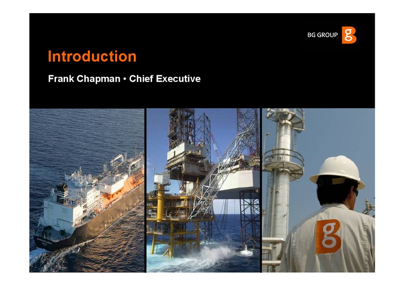 The Integrated Gas Major – BG Group – slide 3