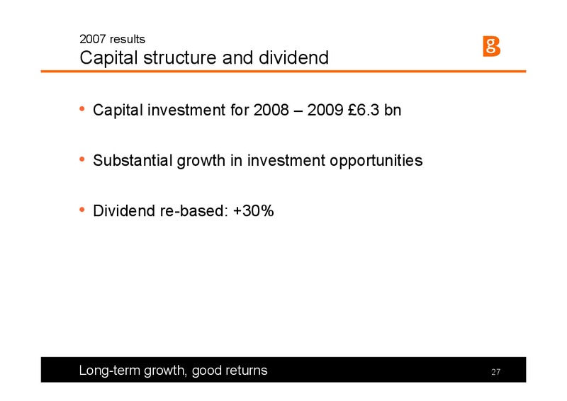 The Integrated Gas Major Presentation – BG Group – slide 27