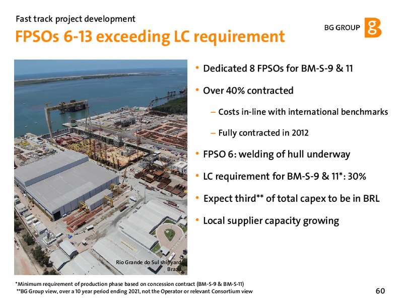February 2012 Strategy Update – BG Group – slide 60