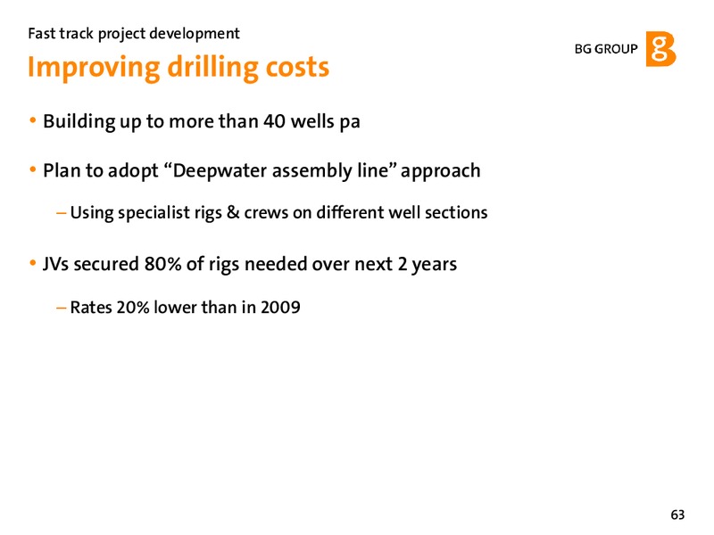 February 2012 Strategy Update – BG Group – slide 63