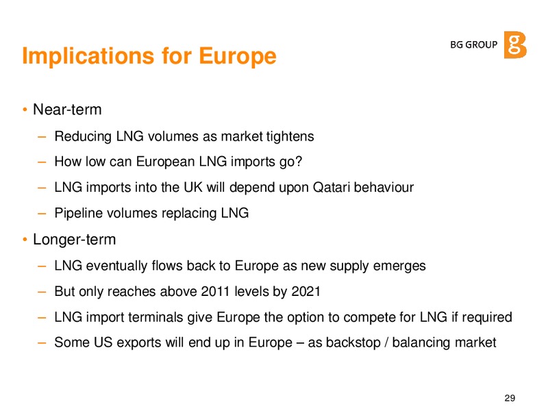 Global LNG Are the Dynamics Changing – BG Group – slide 28