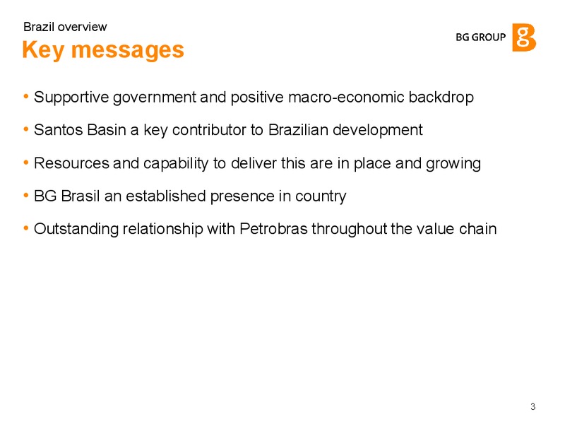 Brazil Overview – BG Group – slide 2