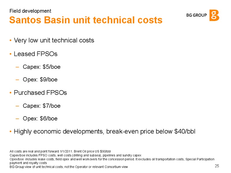Field Development – BG Group – slide 24