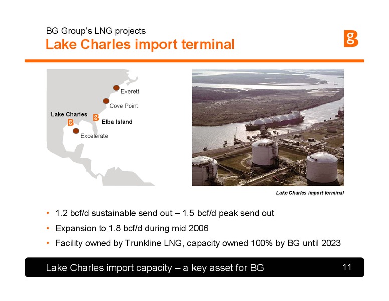 LNG Top to Bottom The Pure Play Perspective – BG Group – slide 10