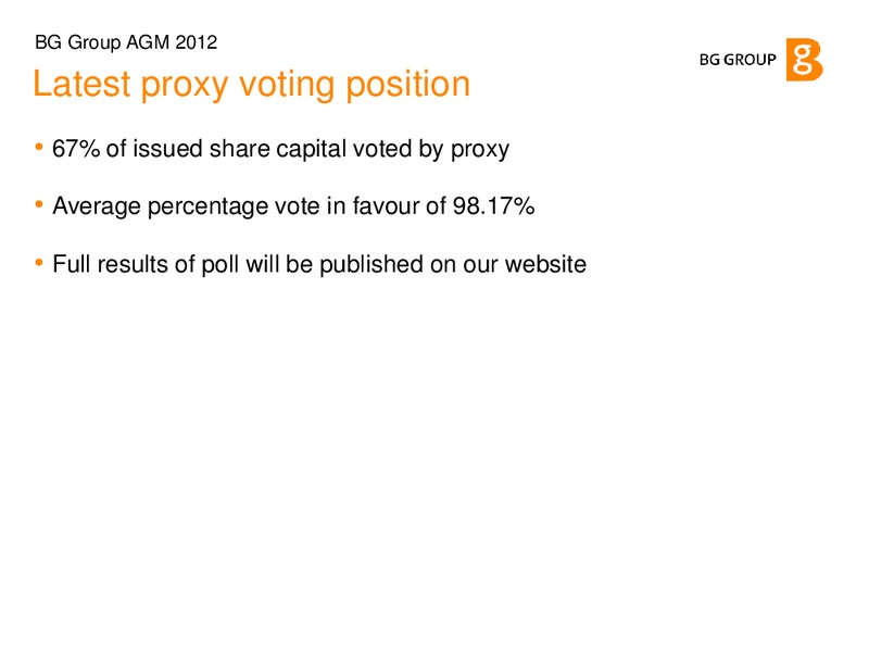 Annual General Meeting – BG Group – slide 44
