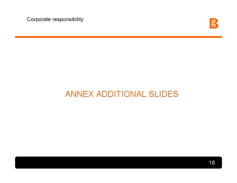 Corporate Responsibility – BG Group – slide 18