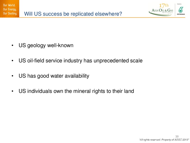 17th Asia Oil and Gas Conference – BG Group – slide 9