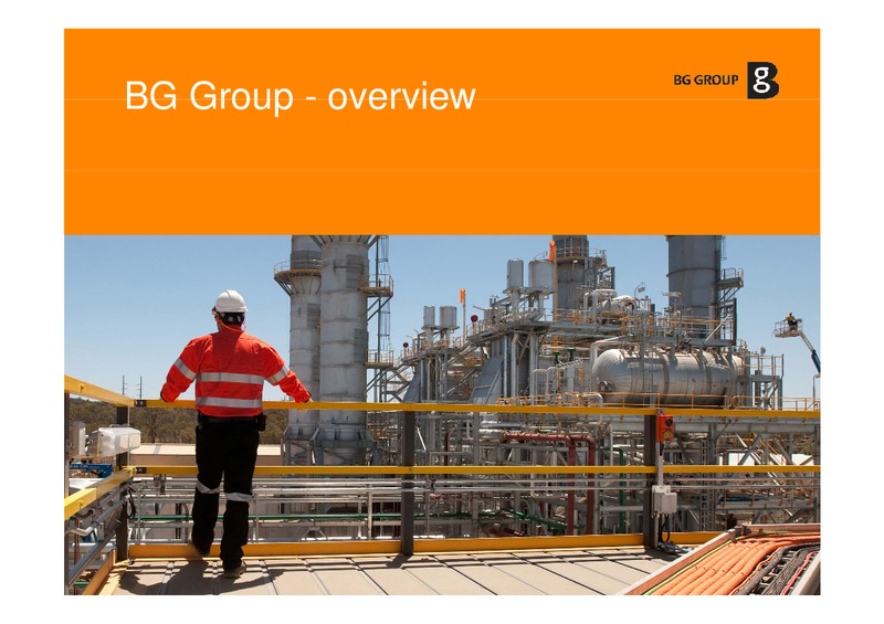 J.P. Morgan Oil & Gas Conference – BG Group – slide 3