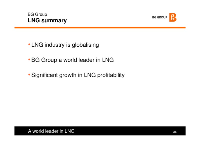 UBS Global Oil & Gas Conference – BG Group – slide 26