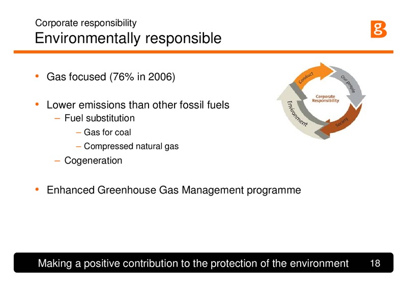 Corporate Responsibility – BG Group – slide 17