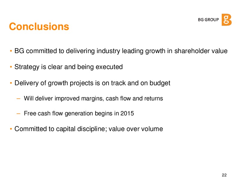 SANFORD C BERNSTEIN STRATEGIC DECISIONS CONFERENCE – BG Group – slide 21