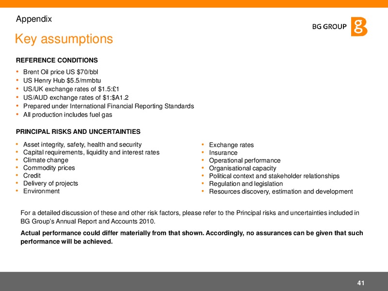 Q3 2011 Results and Strategy – BG Group – slide 41