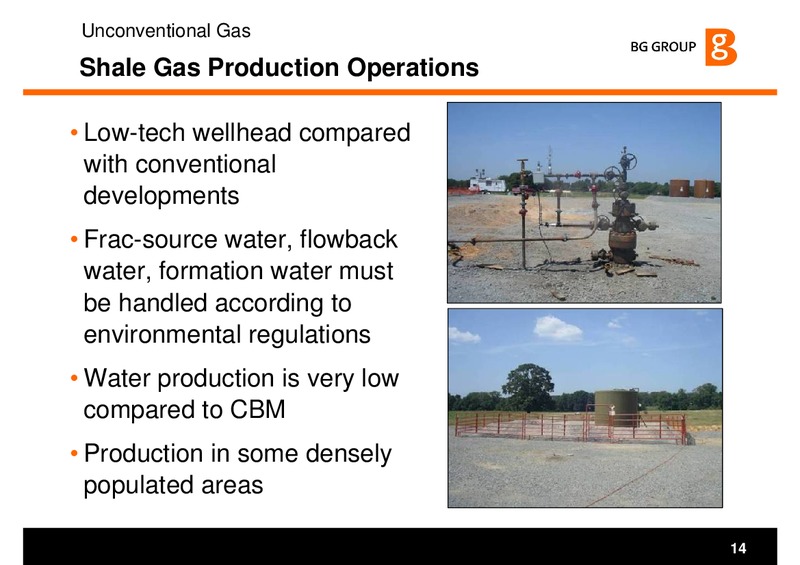 Gas The Path to Peak Production – BG Group – slide 13