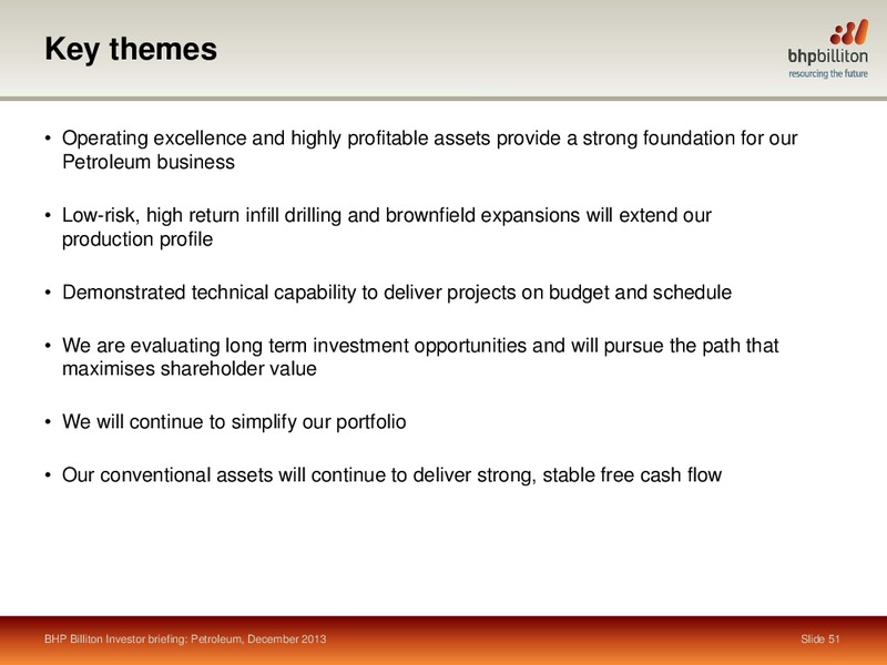 INVESTOR BREIFING 2013 – BHP Billiton Limited – slide 47