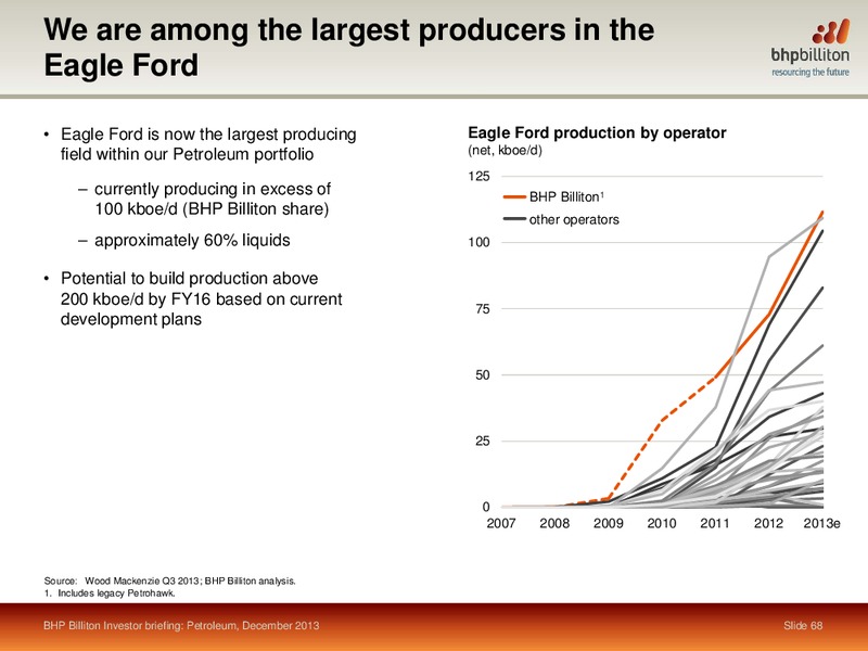 INVESTOR BREIFING 2013 – BHP Billiton Limited – slide 62