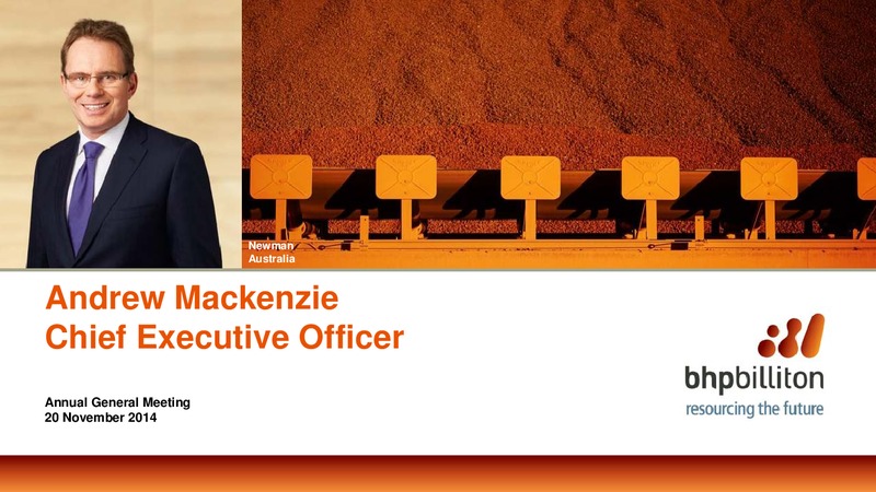 November 2014 Shareholder Analyst Call – BHP Billiton Limited – slide 37