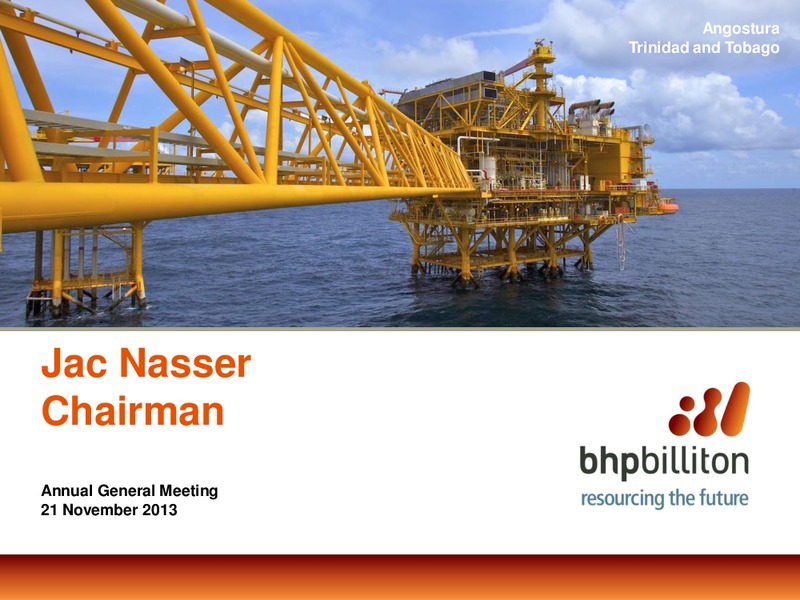 November 2013 Shareholder Analyst Call – BHP Billiton Limited – slide 23