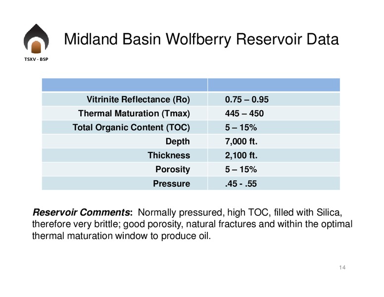 Investor Presentation – Big Sky Petroleum Corp. – slide 13