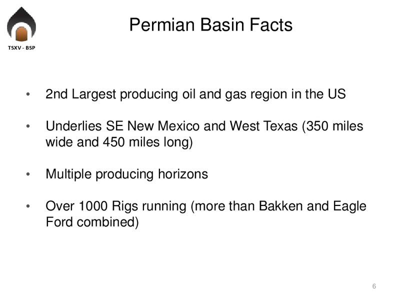 Investor Presentation – Big Sky Petroleum Corp. – slide 5